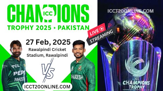 [9th-ODI] Pakistan Vs Bangladesh Cricket Live Stream 2025